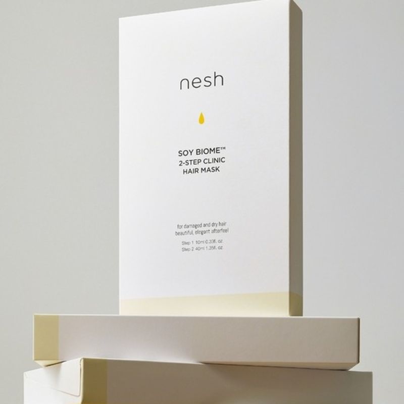 

Nesh Soy Biome 2-Step Clinic Hair Mask 50ml x 4 sheets Soy Biome 2-Step Clinic Mask 50ml x 4 sheets