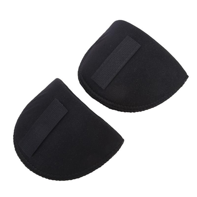 2 Pairs Breathable Shoulder Pads Soft Sponge Shoulder Pads 1cm Thickness Sewing Supplies Set-in Shoulder Pads