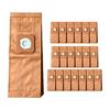 Large Supply Replacement Vacuum Bags, 20 Pack Paper Dust Bags 55 X 18 Cm for Routine Household Cleaning and Convenient Bag Replacement