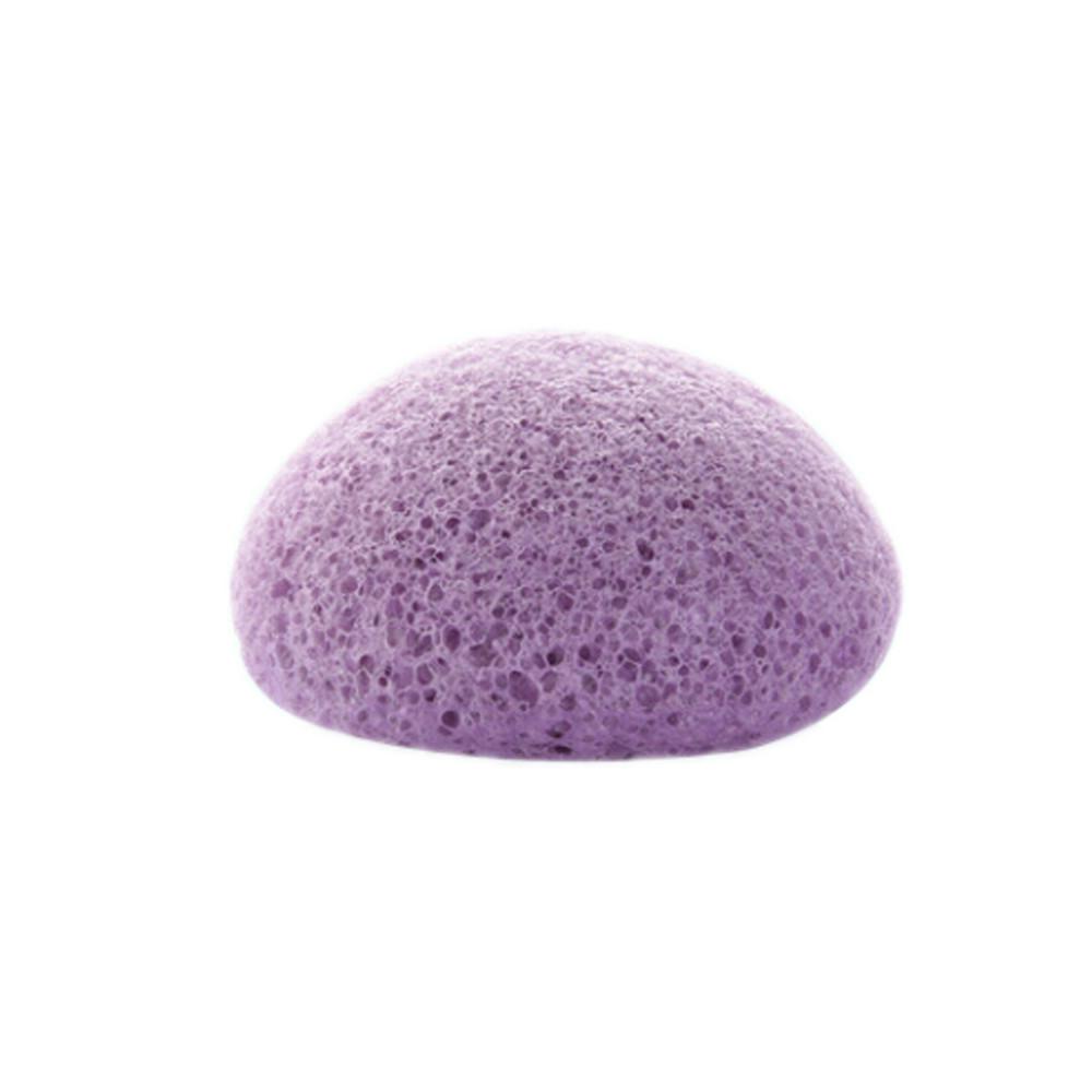 Esponja limpiadora facial de fibra konjac natural y caliente, herramientas exfoliantes 