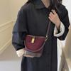Vintage Maillard bucket bag women's 2025 new autumn women's messenger bag high-end large-capacity handbag