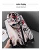 Beige Wintersweet Floral Print Scarf for Women - INS Style, Literary, Imitation Cashmere, Warm Shawl for Autumn and Winter