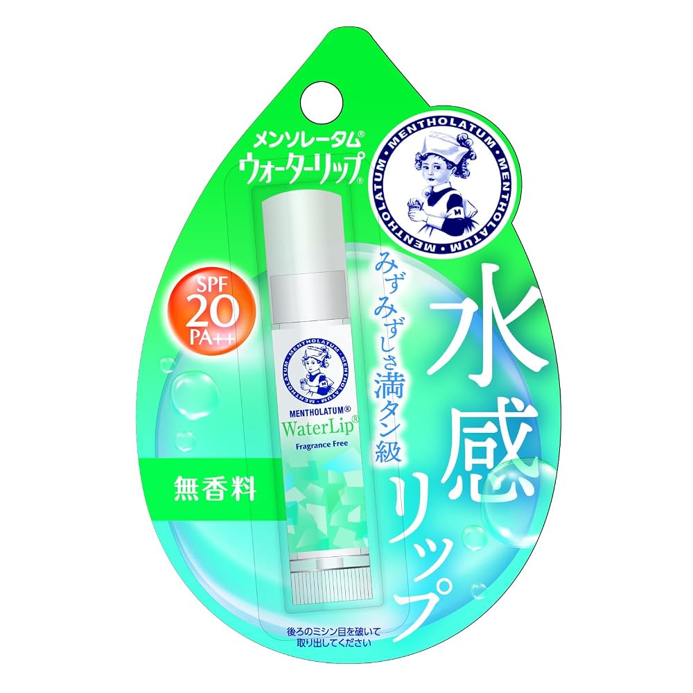 Mentholatum Water Lip Lip Balm Unscented 4.5g - Moisturizing Lip Care
