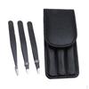 Set with PU Storage Bag (3 Parts), Stainless Steel Bevel