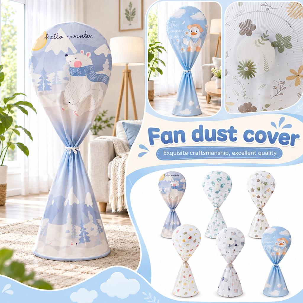 Cover for Floor Fan, Full Wrap Protective Cover for Standing Fan Storage