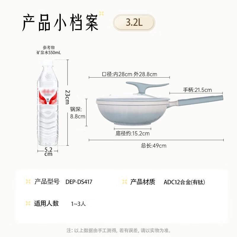 Debo 28cm Titanium Non-Stick Wok
