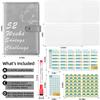 Cross-border 52-Week Savings Challenge Gift Notebook-Save Money Cash Savings Book with Loose-leaf Binding