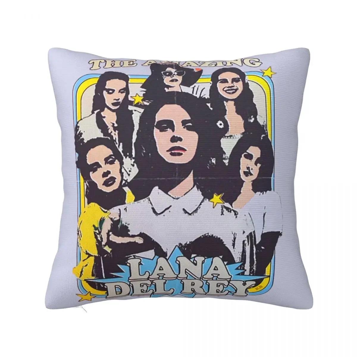 

Удивительная наволочка для квадратной подушки Ланы Дель Рей, чехлы для подушек, декоративная наволочка для дивана 30x30cm бежевый