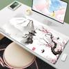 Japanese Cherry Blossom Snow Mountai Mouse Pad Desk Mat Large Nonslip Antifray Keyboard Ergonomic Office Rubber PC Home Custom
