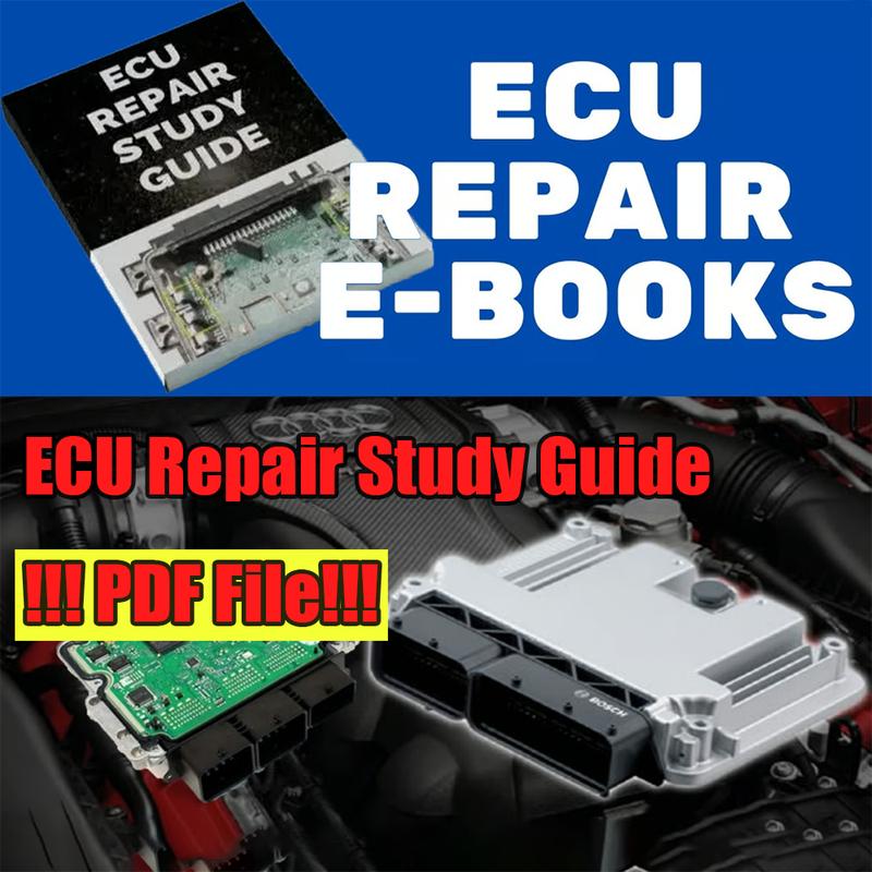 5 st ECU-reparation E-böcker Fullständig studieguide PDF-fil ECU-moduler Omprogrammeringskurs för verkstad Bil Lastbil Diagnostiskt hjälpmedel