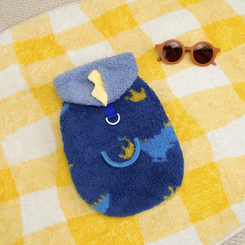 Factory Pet Clothes Fleece Suit With Pull Ring For Puppies Small Dogs