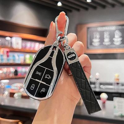 Maserati Key Case Compatible with Ghibli, Levante, GT Models - Premium Shell Buckle