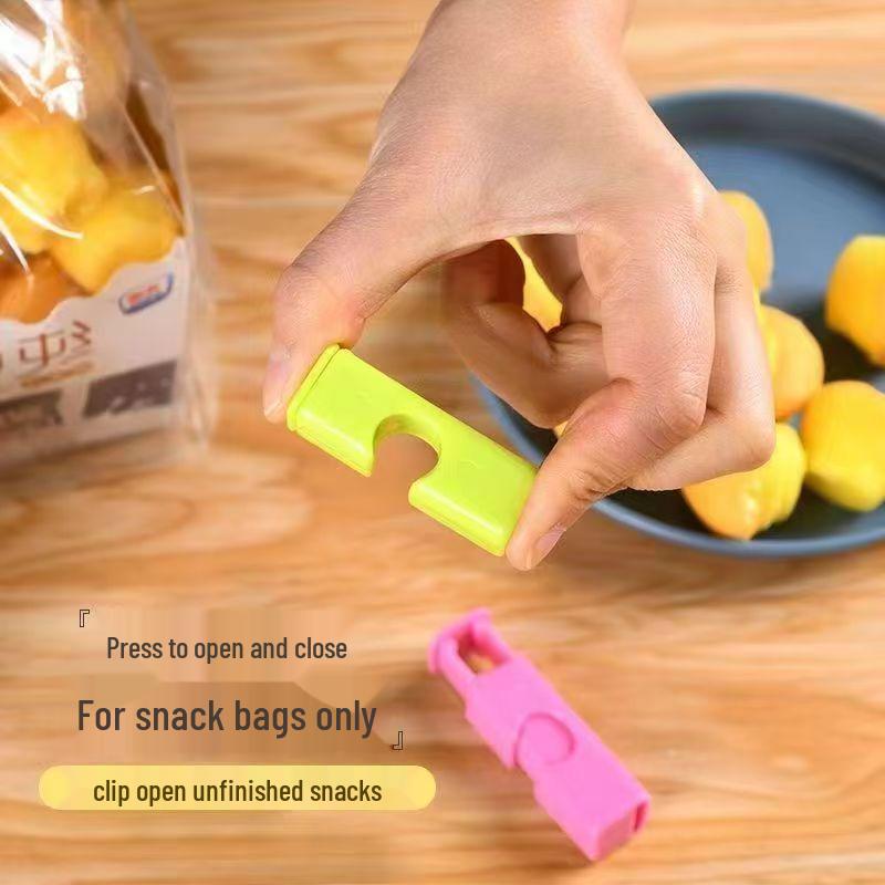Multi-Function Plastic Snack & Bread Bag Sealing Clip - Moisture-Proof & Fresh-Keeping