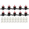 Fuel Gas Cut Shut Off Valve Clamp Carburetor Accessory for 494768 698183 1/4in Oil Pipe