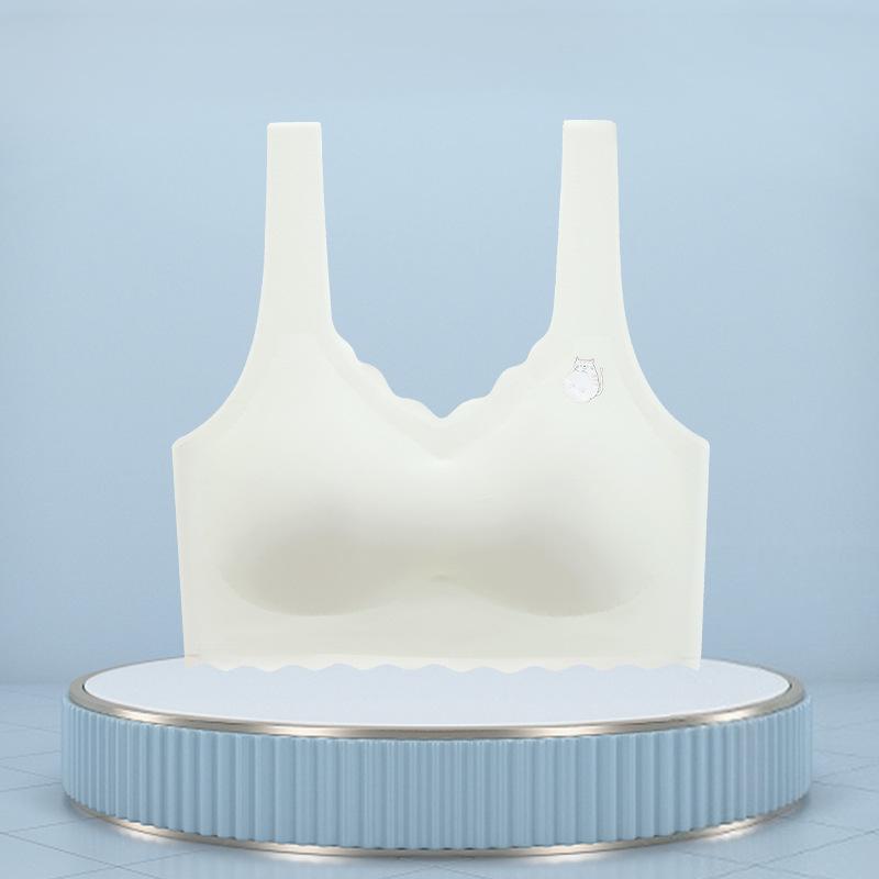 Less bra second stage children's development period primary school junior high school students children's seamless small vest
