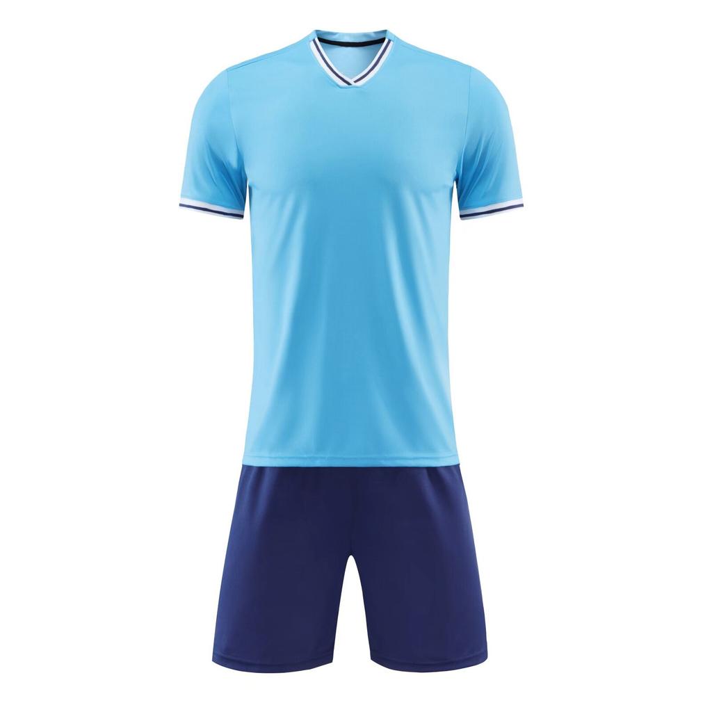 Football jersey set Adult children's men's sports training clothing Short sleeves Student kindergarten jersey Badminton jersey