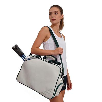 Large Capacity Tennis & Badminton Racket Bag with Shoe Compartment - Single Shoulder Crossbody Sports Bag