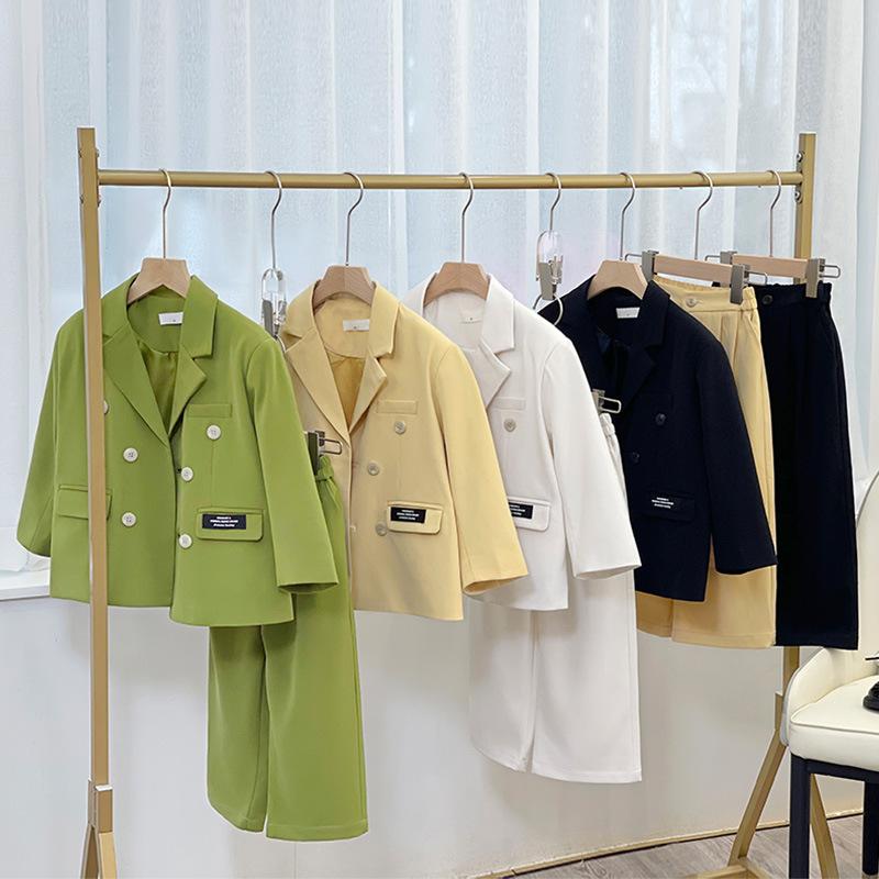 Suit for Boys Fall Casual Children School Uniform Outfits Handsome Kids Host Performance Costume 2-12Y Boy Birthday Blazers Set