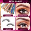 Magic eyeliner Glue-free self-adhesive eyelashes Adhesive Multi-purpose liquid lashes that does beauty makeup tools eyeshadow