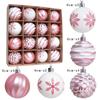16Pcs/set Electroplating Painting Christmas Ball Ornament Christmas Decorations