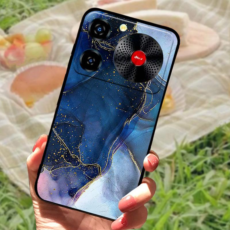 Per ZTE Nubia Custodia Musica Antiurto TPU Silicone Nero Paraurti Cover Per ZTE Nubia Custodie Telefono Musica Carina Cover Posteriore Fundas Capa