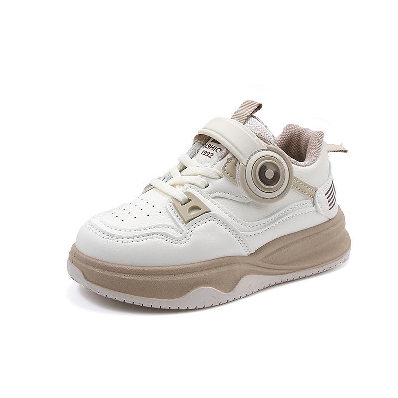 Children's Shoes Girls' Sports Shoes Spring Middle and Large Children's Boys' Running Shoes Leather Dad Shoes