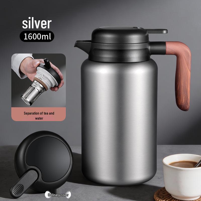 316 Stainless Steel Stewing and Warming Pot - Multifunctional Teapot, Thermos, Stewing Pot, and Coffee Pot with Customizable Thermos Cup.