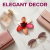 Multi Floral Petal Acrylic Flower Brooch Vintage Colors Clothes Pin  Clothes Accessories