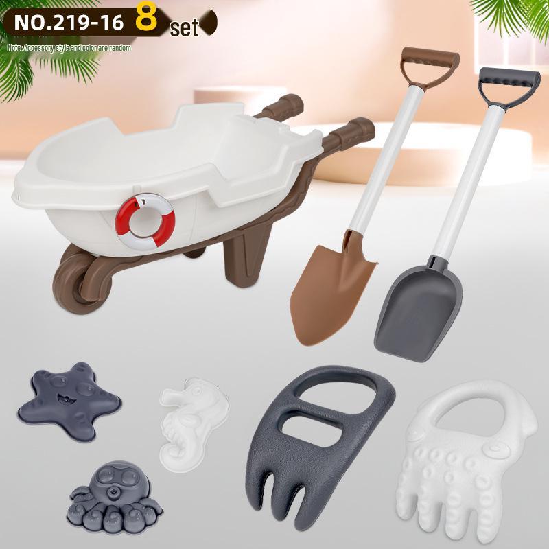Children's Beach Sand Toy Set with Trolley