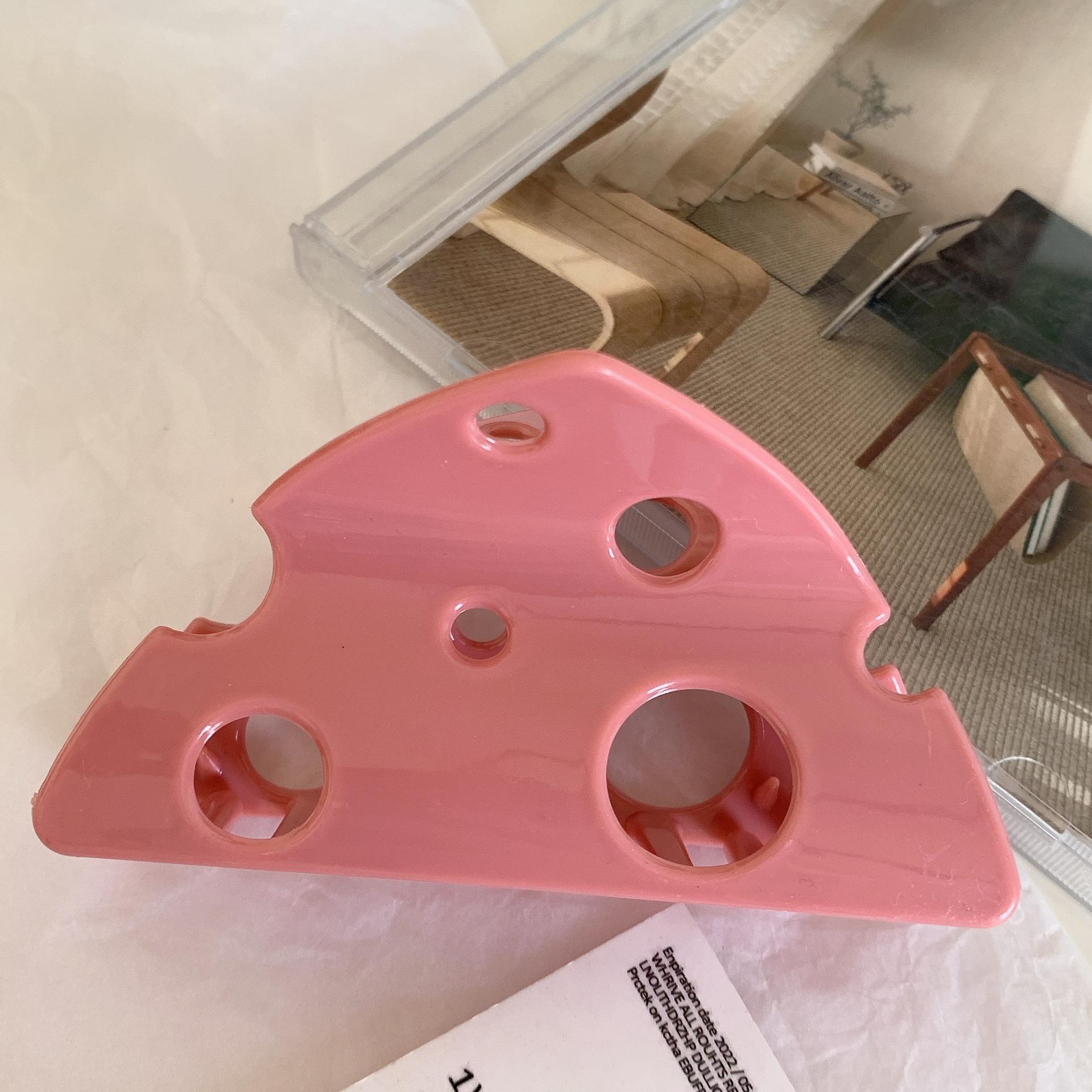 

1 шт. Новые Кавайные Заколки для Волос в Форме Сыра Яркие Пастельные Оттенки Типы Надежной Фиксации Идеальны для Повседневных Дней Милые Образы