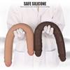Double-Ended Dildo Silicone Realistic Vibrating Anal G-spot Toy for Women Gay Couples
