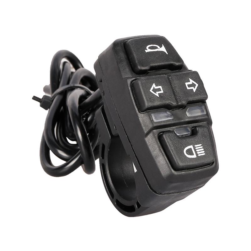 Electric Bike Scooter Light Switch DK336 for Motorcycle Button Turn Signal Light