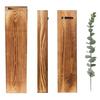 Wandpflanzer aus Holz, Bauernhaus-Wandvase, rustikale Wanddekoration, Pflanzenhalter für Grünpflanzen, Eukalyptusstängel, Blumen