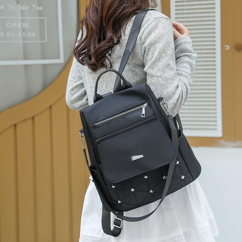 Multi-Functional Backpack Women's Large Capacity Anti-Splashing Anti-Theft Backpack Shoulder Bag