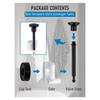 B97A-2-Pack Universal Tub Spout Diverter Repair Kit, Leak-Proof Bathtub Faucets Repair Replacement Parts