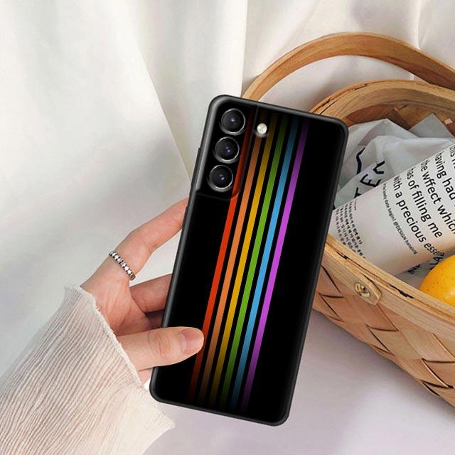 Gay Pride Flag Lesbians LGBT Rainbow Phone Case For Samsung Galaxy S25 S24 FE S23 S20 S21 FE S26 S22 Ultra S24 Plus Cases Covers