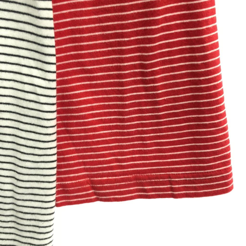 ADERERROR Border Pattern 7 Minutes Sleeve Cut 3 White Women Used