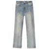 New Factor Unisex Vintage Wide-Leg Distressed Jeans