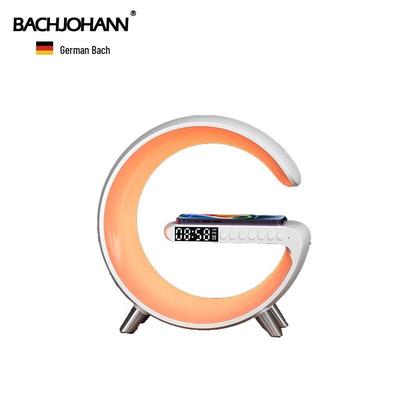 Bach John G7 HIFI Wireless Bluetooth Speaker with Wireless Charger & Alarm Clock CN Plug (adapter Included)