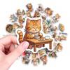 50 Animal Daily Graffiti Stickers Waterproof Hand Account Decorative Stickers Children'S Fun Stickers