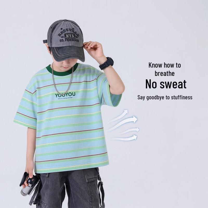 Boys' Summer Cotton Short Sleeve T-Shirt