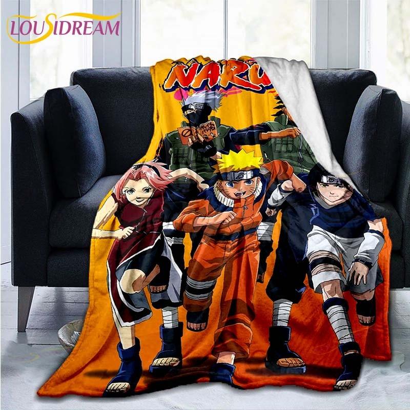 Naruto vzor Throw Deka Pohovka Povlak na přikrývku Cestovní povlečení Outlet Throw Deka Flanelová deka Přehoz přes postel