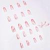 48 Pcs Glossy Press On Nails, Medium Stiletto Fake Nails, False Nails With Glue