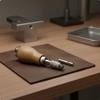 Hand Twist Drill Alloy Chuck Manual Precision Made Wood Handle Pin Vise for Hobbyists,