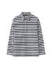 POEV Striped Button Collar Shirt [3 Colors]