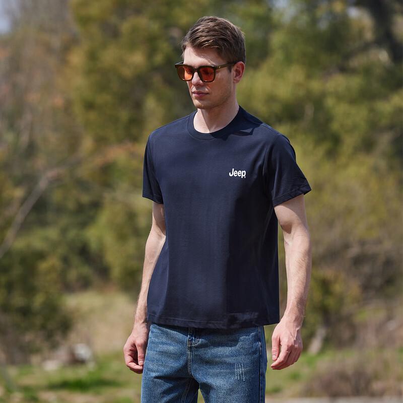 JEEP Men s Cotton Blend Short Sleeve Crewneck T-Shirt 4XL