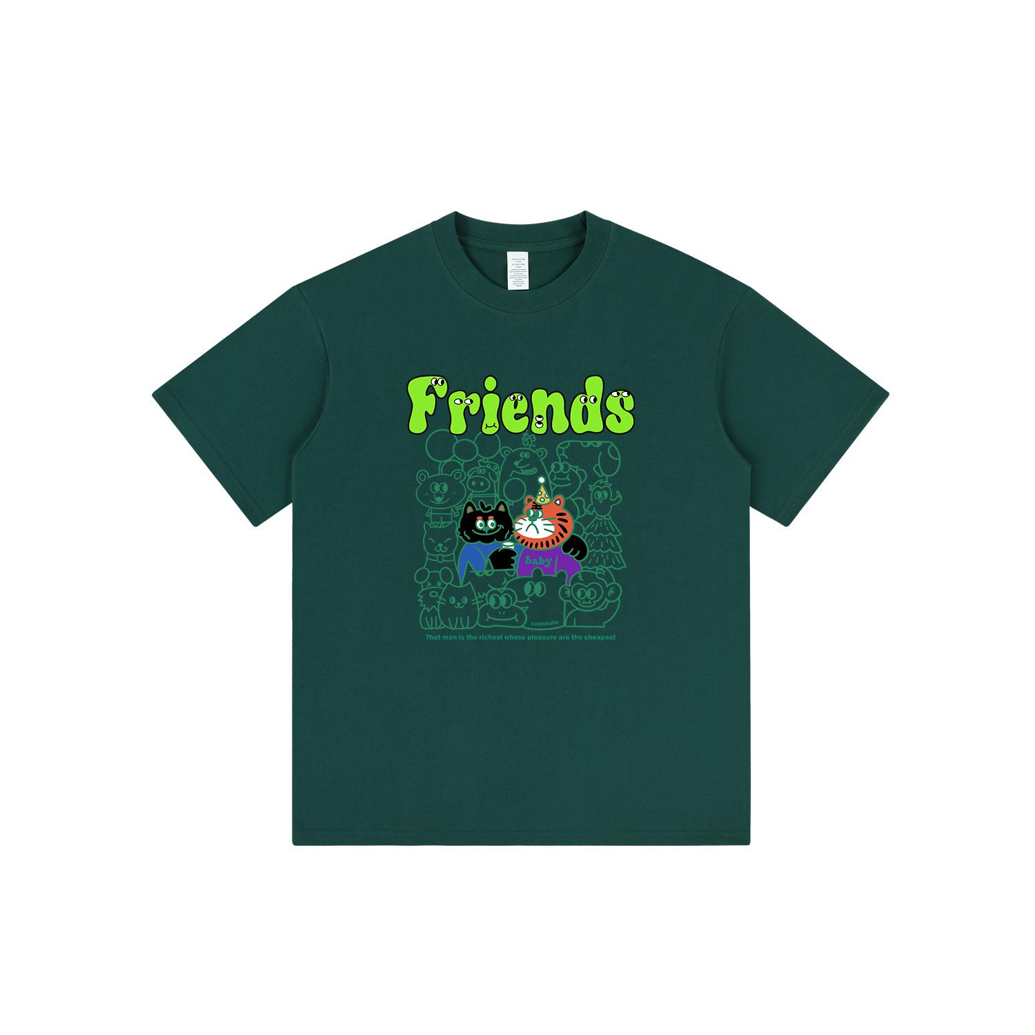 

Унисекс футболка с коротким рукавом с принтом тигра 2024 - Нишевый летний дизайн XLarge