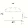 Toy Story Characters Compact Travel Automatic Umbrella with 8-Rib Durable Plastic & Iron for Women/Men Elegant Umbrella Birthday/Christmas Gift