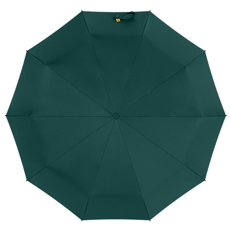 Customized Wooden Handle Umbrella Folding Weather and Rain Sun Umbrella Sun Protection UV Protection Fresh Simple Parasol