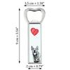 Malinois Belgian Shepherd Dog – Bottle opener with a dog, personalized fridge opener | Art-Dog